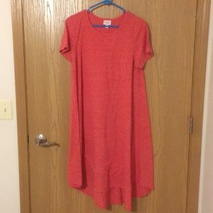Red Heathered Lularoe Carly